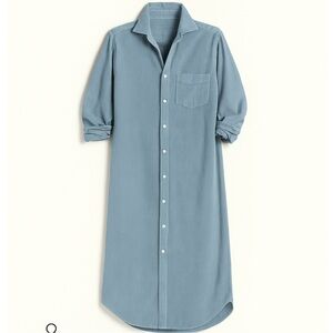 Frank & Eileen Rory Maxi Shirtdress Corduroy Button Up Dress